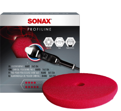 SONAX Polishing Pad Red - Coarse (150 mm / 165 mm)