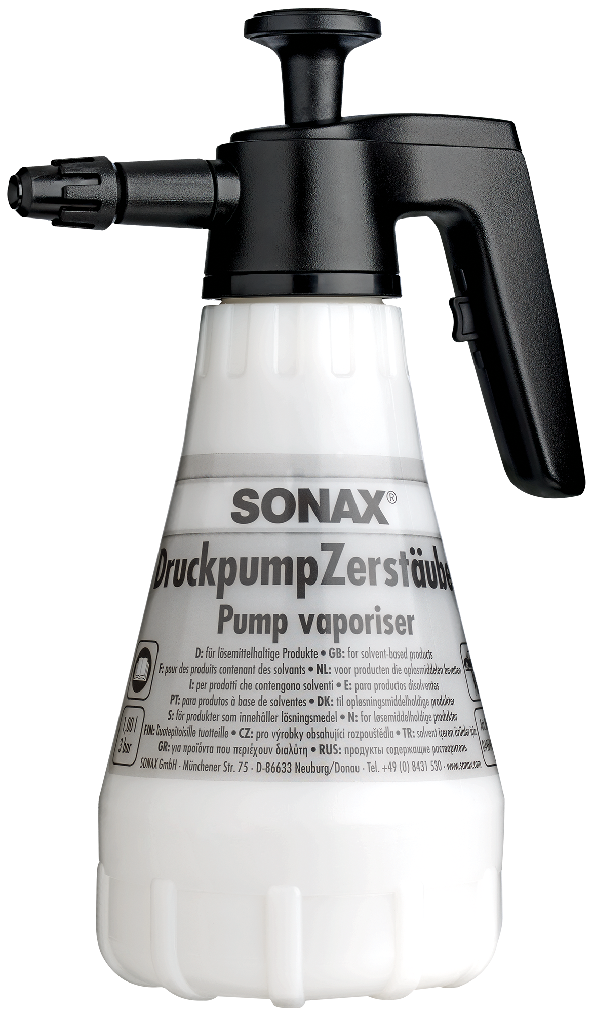 SONAX Pressure Sprayer 1 L Solv.