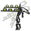 Buzz bike rack for cars without a tow bar
