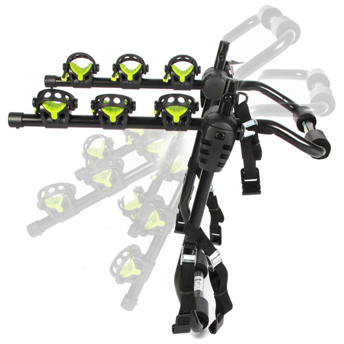 Buzz bike rack for cars without a tow bar