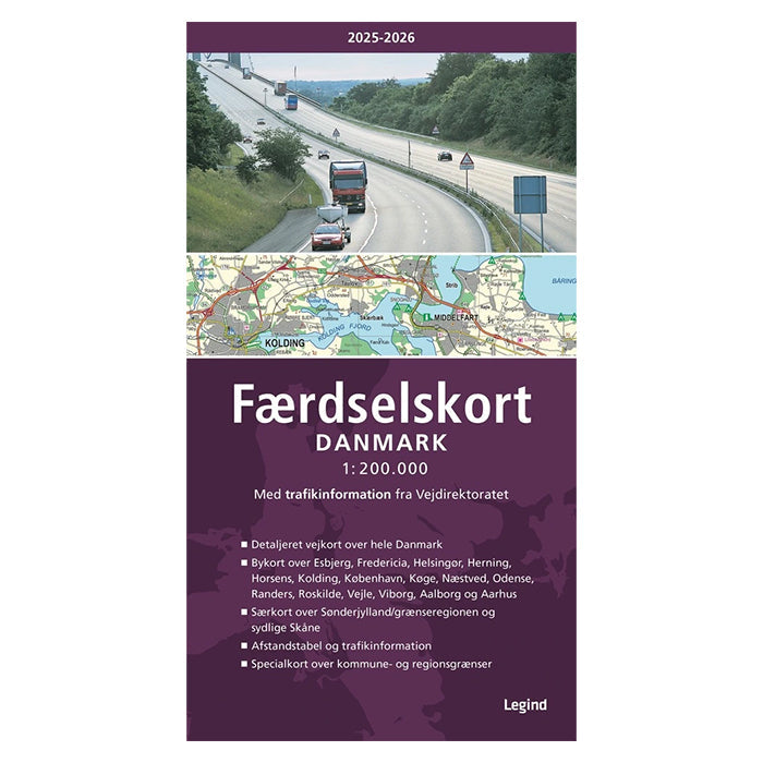 Denmark Road Atlas 2025-2026