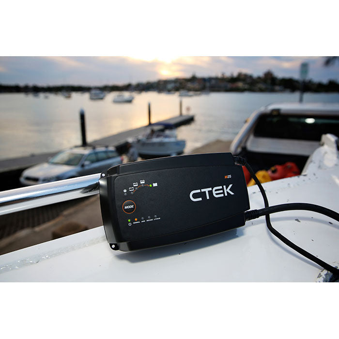 CTEK Marine Charger M25 12V - Lead-Acid and LiFePO4 (Lithium)