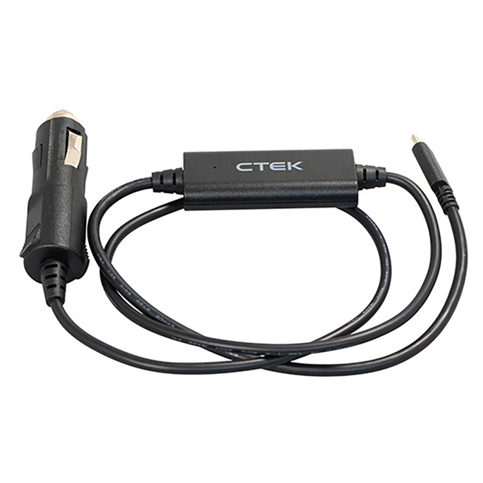 CTEK USB-C Charging Cable 12V Cigarette Lighter Plug