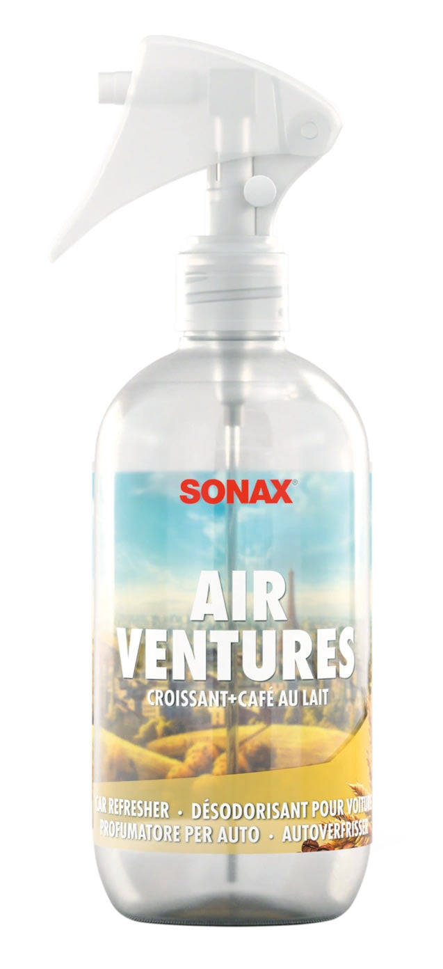 SONAX AirVentures Car Air Freshener - Croissant+Café au Lait - 300ml