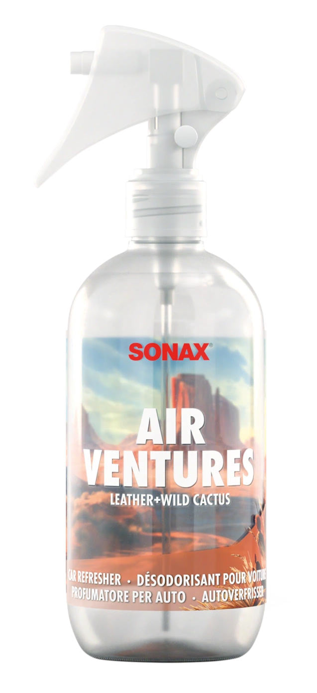 SONAX AirVentures Car Air Freshener - Leather+Wild Cactus - 300ml