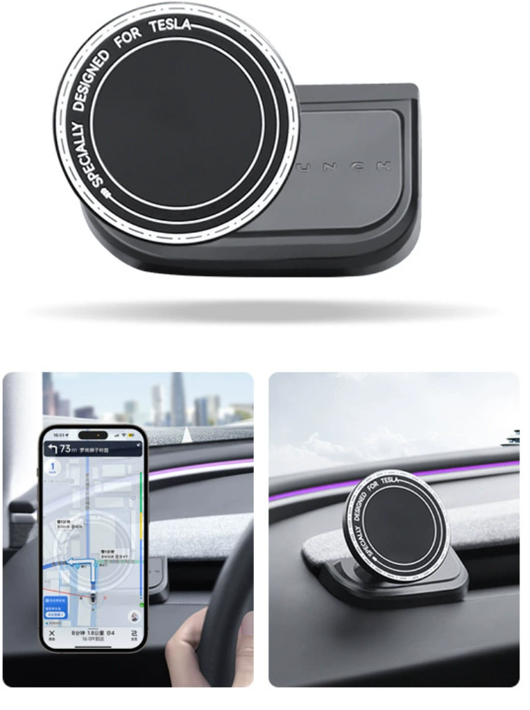 Dashboard phone holder: Tesla Model 3 Highland & Model Y Juniper