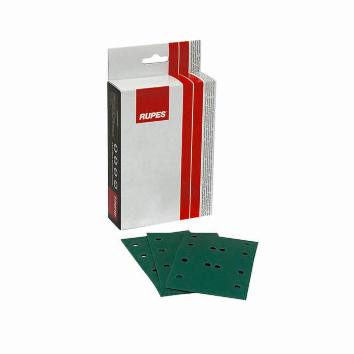 Rupes Sandpaper - HQ400 film abrasive 80x130 mm 12 hole P180 25 pcs.