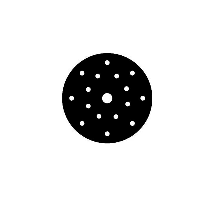 Rupes Sandpaper - HQ400 film abrasive 125 mm (5") 17 hole P120, 100 pcs