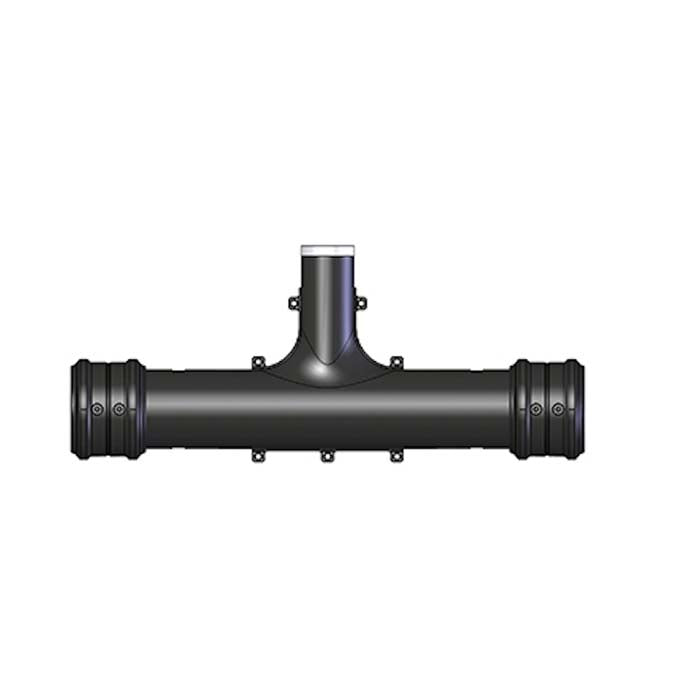 Rupes Spare Part - T connection Ø:75 mm with reduced branch Ø:50 mm