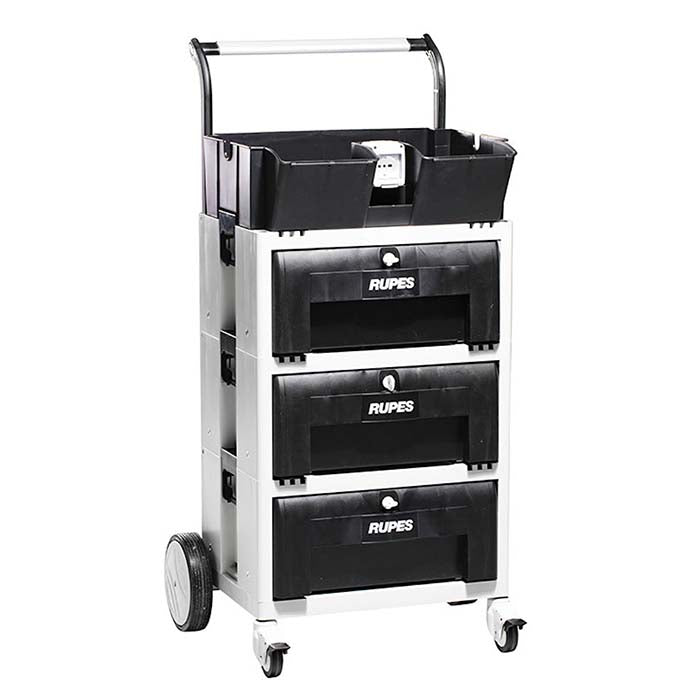 Rupes Polishing Trolley - Polishing trolley with 3 drawers and