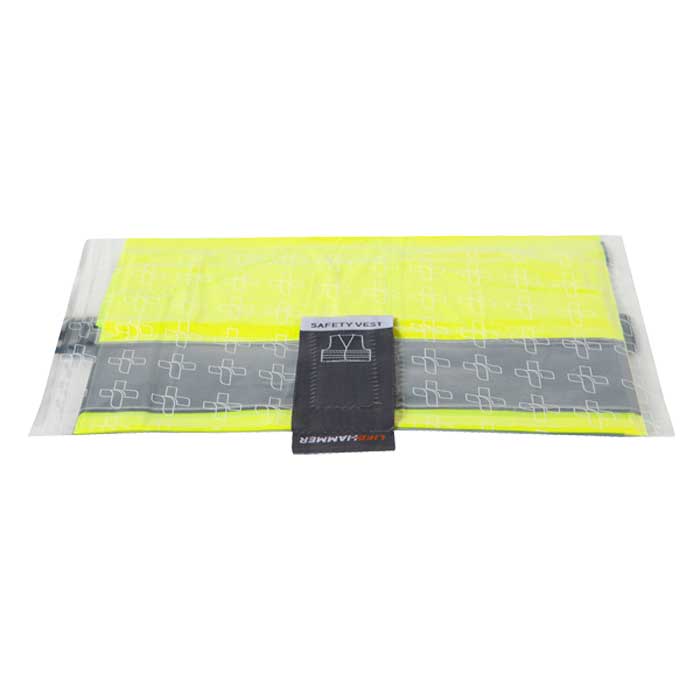 Safety Vest, 4-Pack Vacuum-Packed