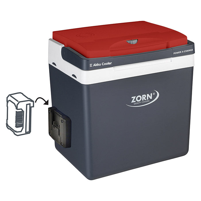 ZORN 26L Elektrische Kühlbox 12/230V + 18V Batterieanschluss