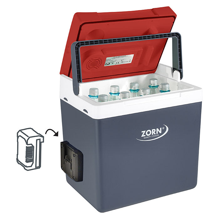 ZORN 26L Elektrische Kühlbox 12/230V + 18V Batterieanschluss