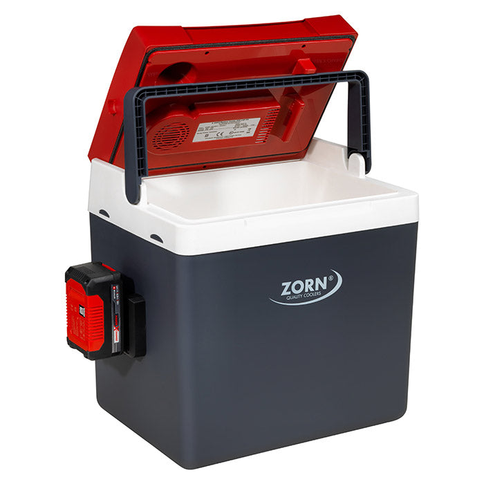 ZORN 26L Elektrische Kühlbox 12/230V + 18V Batterieanschluss