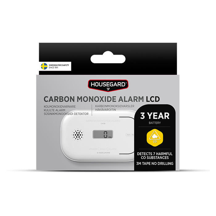 Housegard Carbon Monoxide (CO) Alarm Battery-Operated