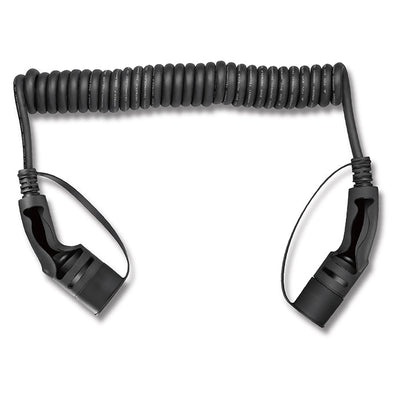 Coiled EV Charging Cable: Type 2, 32A, 3-Phase, 5 Metres (up to 22 kW)