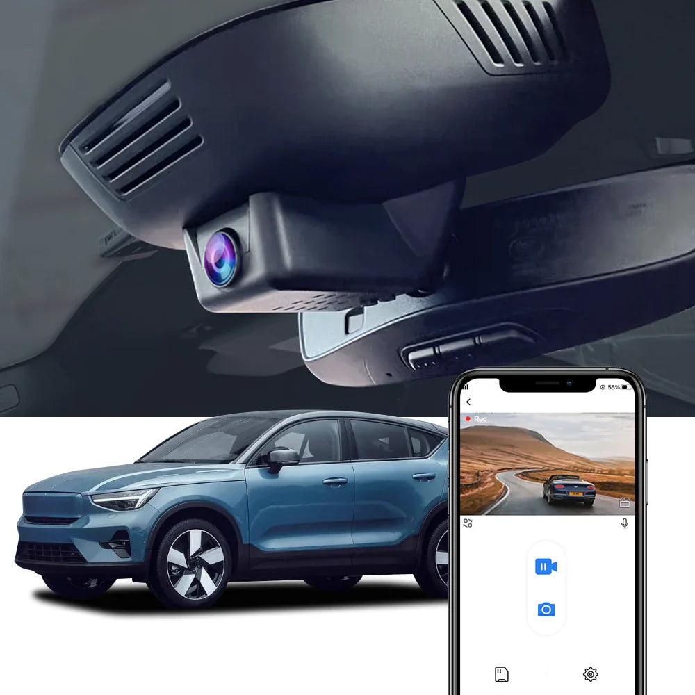 FITCAMX Dash Cam for Volvo C40 and EC40 2022-2025