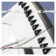 V Spoilers Kit for Passenger Cars 10 pcs. Black/White