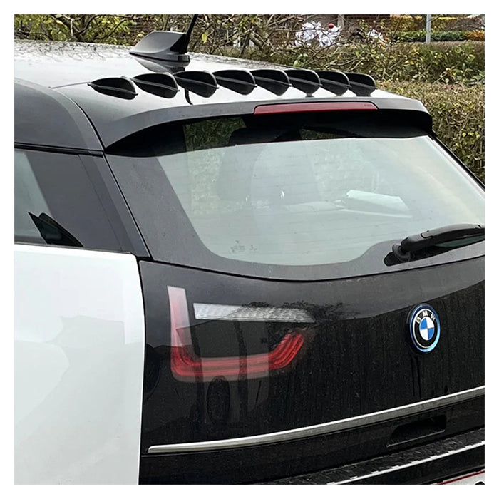 V Spoilers Kit for Passenger Cars 10 pcs. Black/White