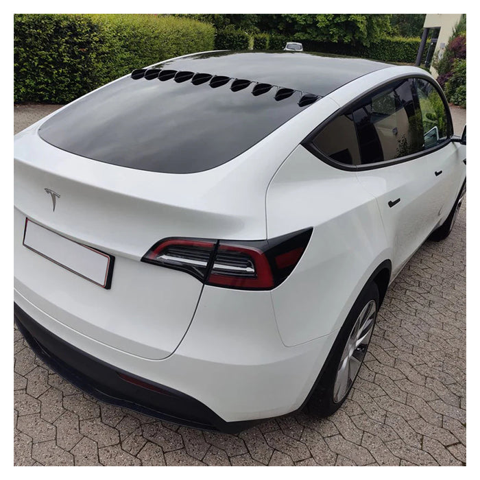 V Spoilers Kit for Passenger Cars 10 pcs. Black/White