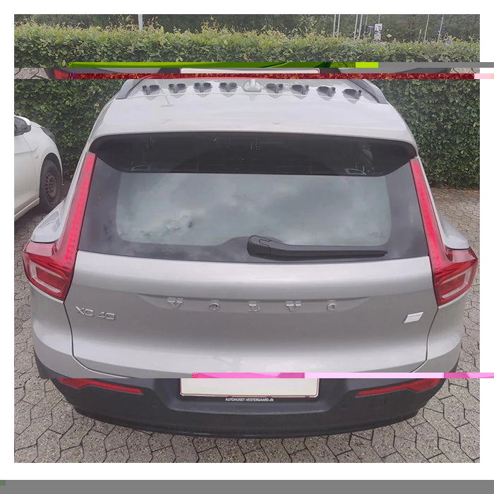 V Spoilers Kit for Passenger Cars 10 pcs. Black/White
