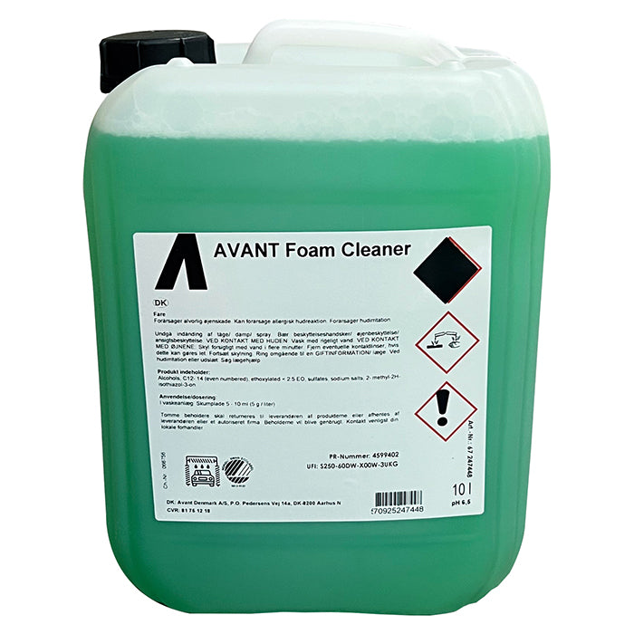 Avant Foam Cleaner Nordic Swan Ecolabel 10L