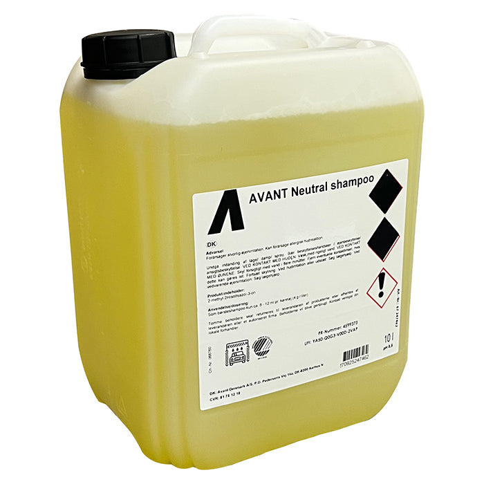 Avant Neutral Shampoo Nordic Swan Ecolabel 10L