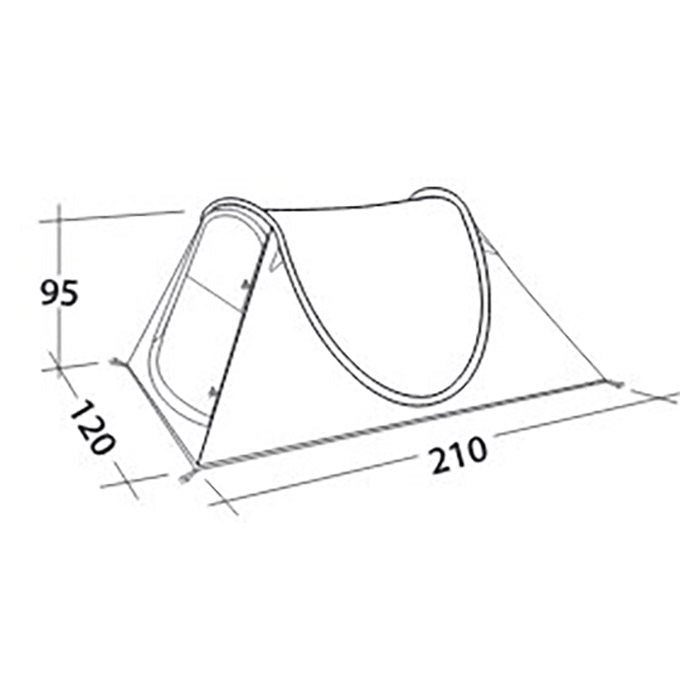 Easy Camp Fireball 200 Pop-up Tent