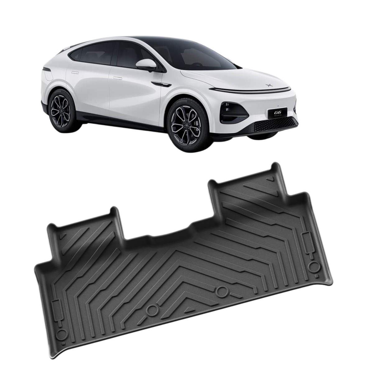 All-weather mat set for Xpeng G6 (3 mats) 2025-