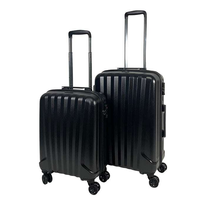 Bon Goût Milano Hardcase 2-Piece Trolley Set Black