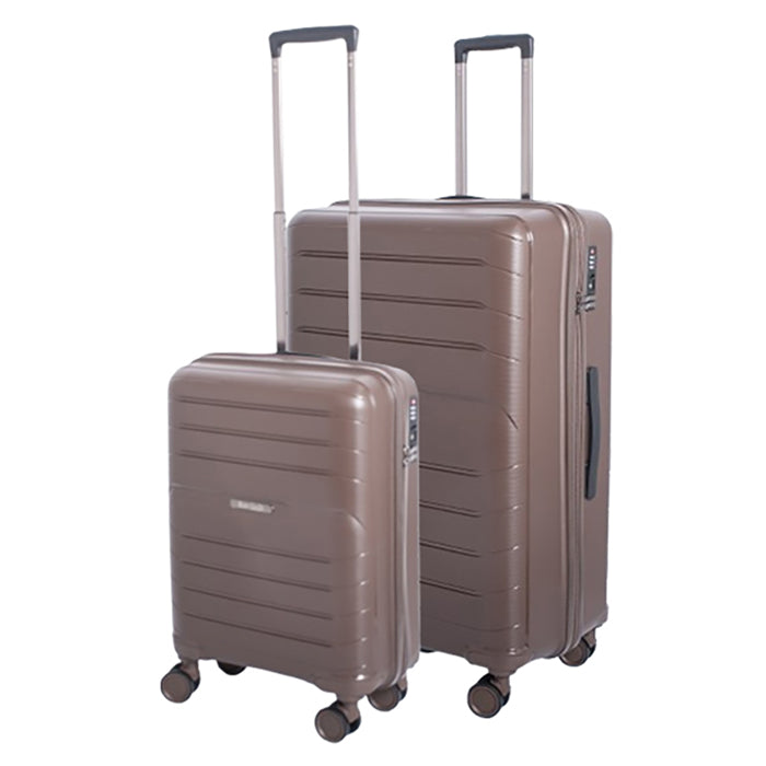 Bon Goût Oslo 2-piece hard suitcase set, Mocca