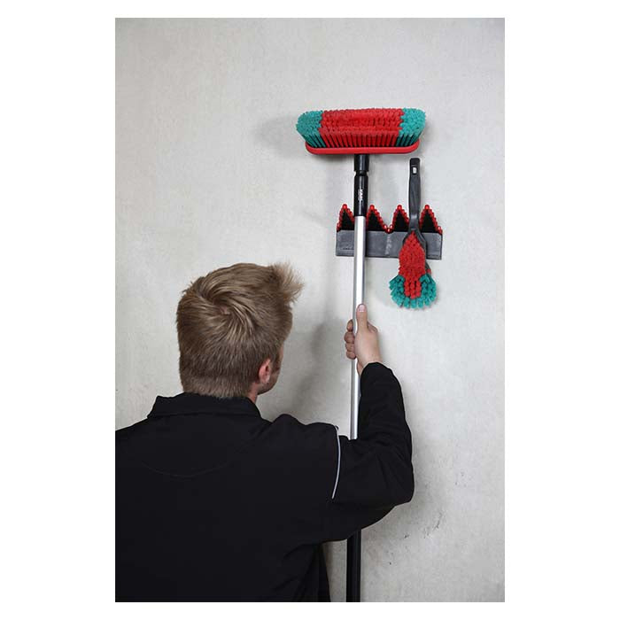 Vikan Washing Brush with Rubber Edge 32 cm