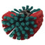 Vikan wheel brush with water flow-through, 24 cm