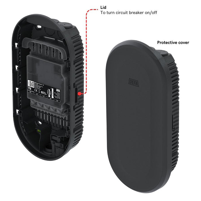 DEFA Power Ready S Wall Bracket incl. MCB