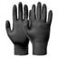 NORSE Diamond Black Nitrile Disposable Gloves Size 9