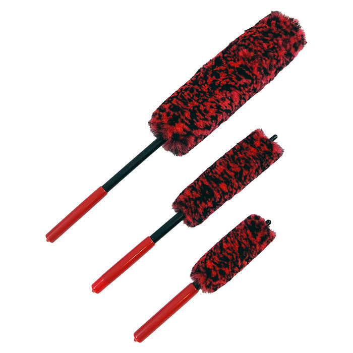 Mikrofaser Felgenbürsten-Set - 3 Stk.