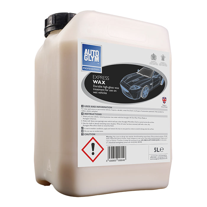 Autoglym Express Wax 5L Liquid Carnauba Wax