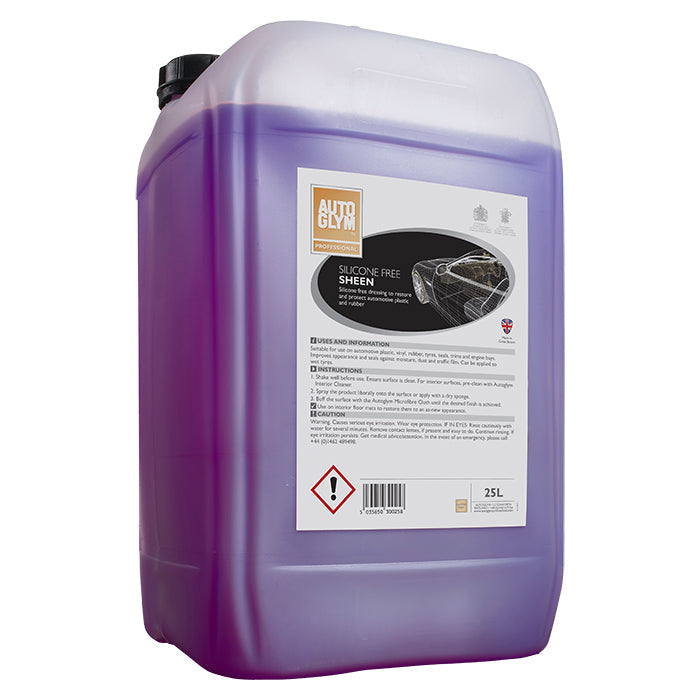 Autoglym Silicone Free Sheen 25L Silicone-Free Vinyl Freshener