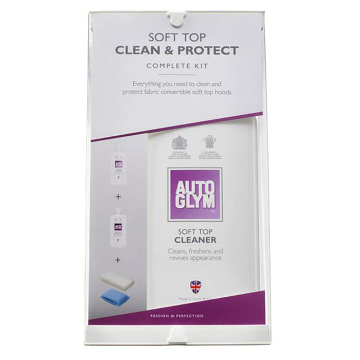 Autoglym Soft Top Clean And Protect 2x500ml Hood Cleaner