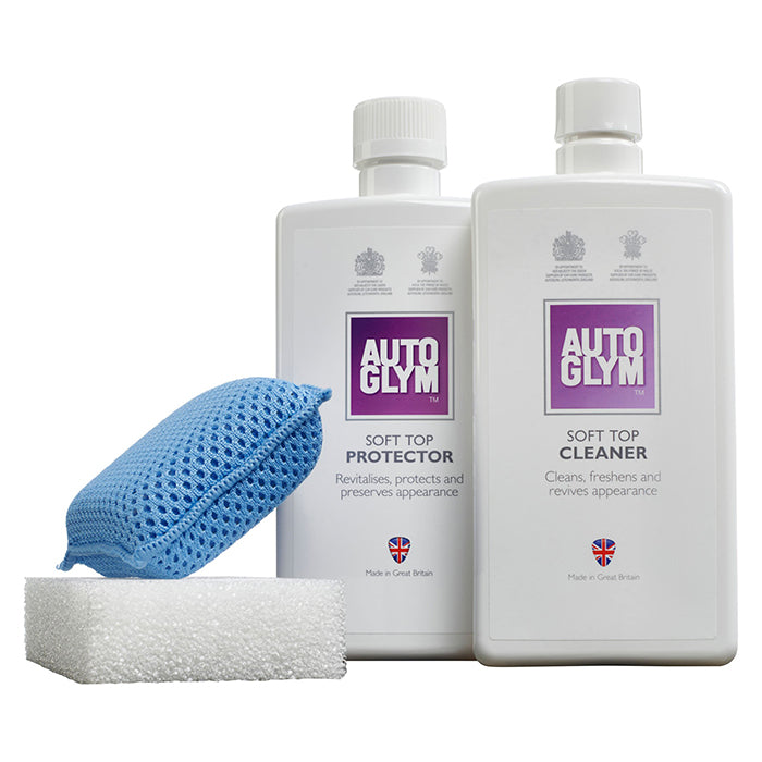 Autoglym Soft Top Clean And Protect 2x500ml Hood Cleaner
