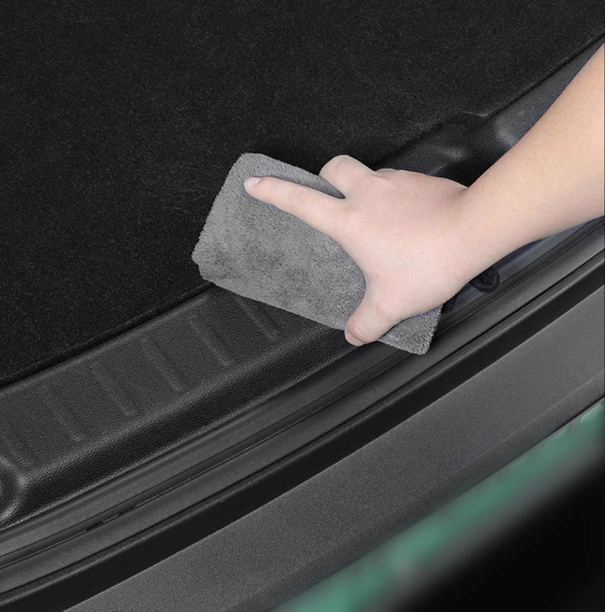 Tesla Model Y Juniper - Rear Bumper Protector - Black