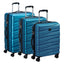 Delsey Paris Tiphanie 3-piece hard trolley set steel blue