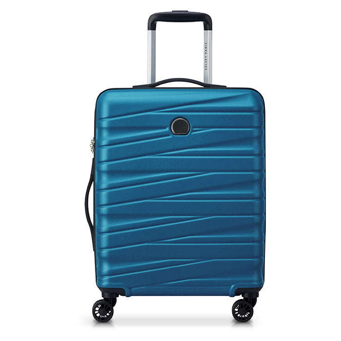Delsey Paris Tiphanie 3-piece hard trolley set steel blue