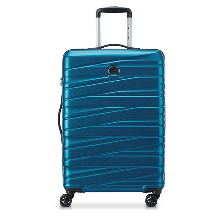 Delsey Paris Tiphanie 3-piece hard trolley set steel blue