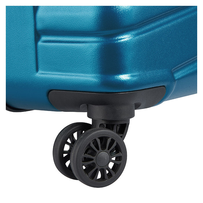 Delsey Paris Tiphanie 3-piece hard trolley set steel blue