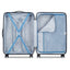 Delsey Paris Tiphanie 3-piece hard trolley set steel blue