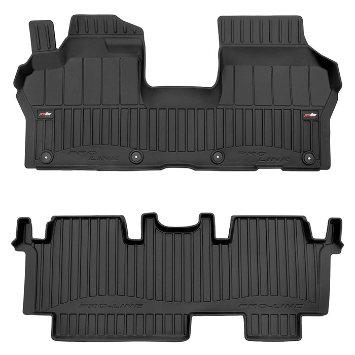 Rubber Mats Volkswagen ID.Buzz 2022-, 1st + 2nd Row
