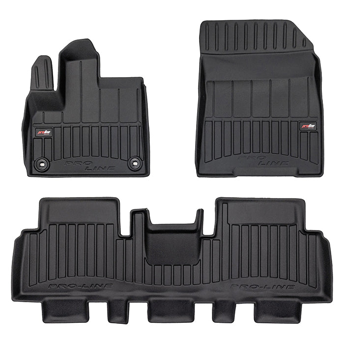 Rubber mats Fiat E-Doblo, Peugeot e-Rifter 2021-