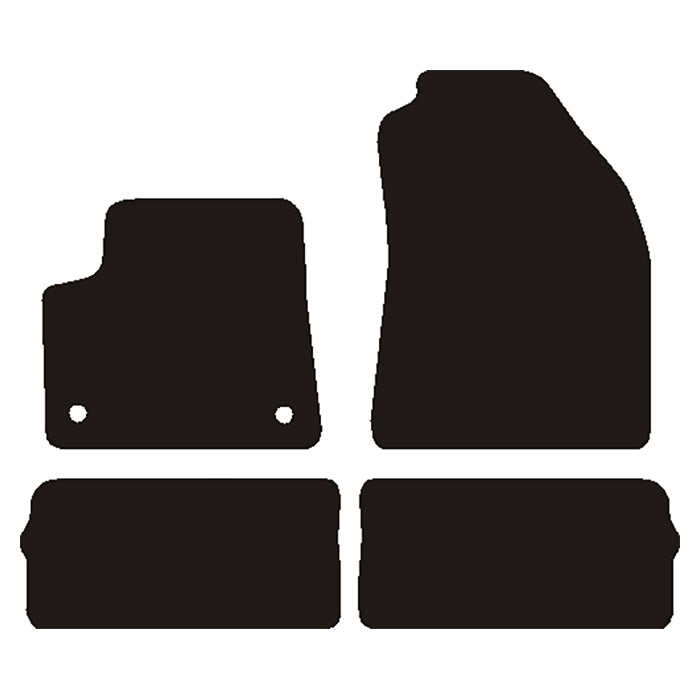 Mats for Citroën ë-C3 IV 2024- - Avant Needle Felt Black