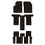 Car Mats Maxus MIFA 9 2023- 1st + 2nd Row Rear Mats